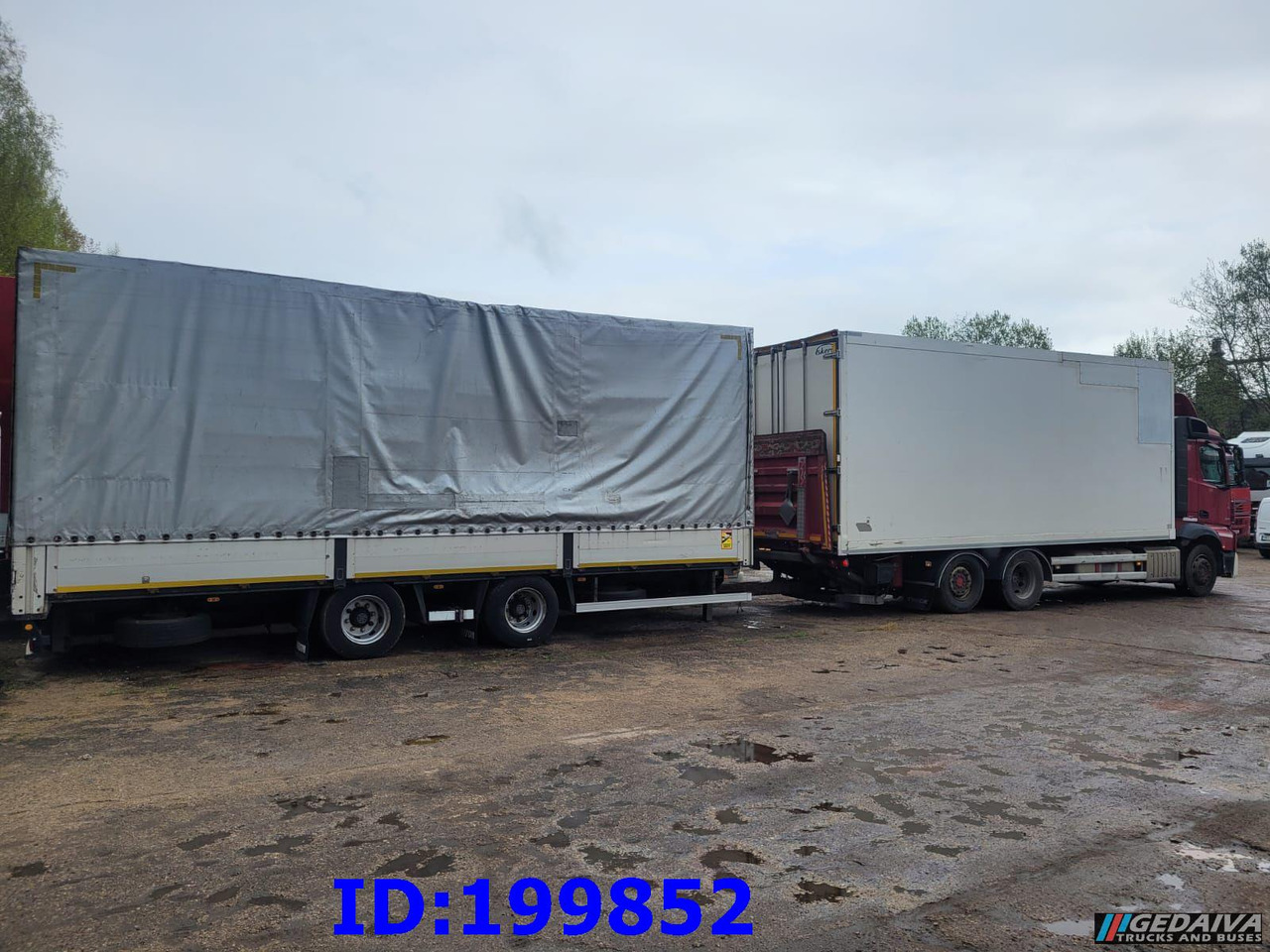 MERCEDES-BENZ Actros 2551 6x2 Euro5 + tilt trailer - Truk box: gambar 3 MERCEDES-BENZ Actros 2551 6x2 Euro5 + tilt trailer - Truk box: gambar 3