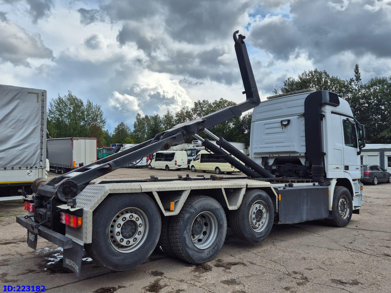 Hook lift MERCEDES-BENZ Actros 2551 8x2 V8 Retarder: gambar 7