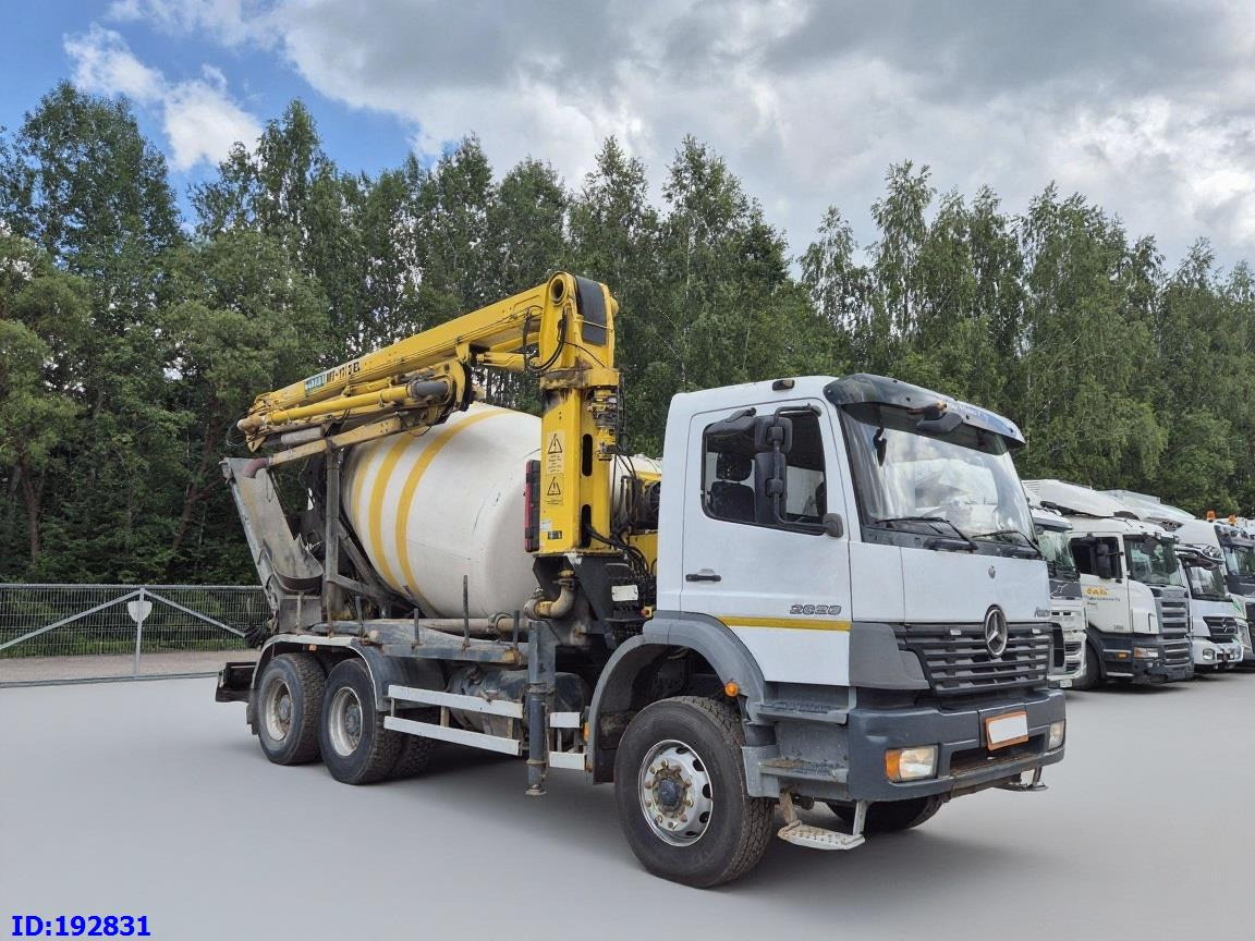 MERCEDES-BENZ Atego 2628 6x4 Schwing 17m 9m3 - Truk pompa beton: gambar 4 MERCEDES-BENZ Atego 2628 6x4 Schwing 17m 9m3 - Truk pompa beton: gambar 4