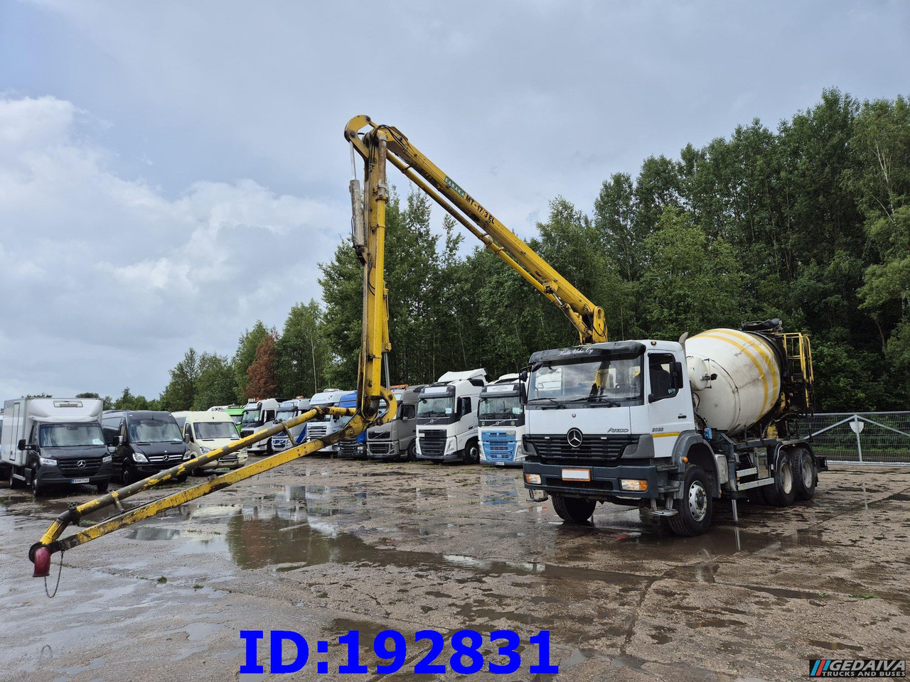 MERCEDES-BENZ Atego 2628 6x4 Schwing 17m 9m3 - Truk pompa beton: gambar 1 MERCEDES-BENZ Atego 2628 6x4 Schwing 17m 9m3 - Truk pompa beton: gambar 1