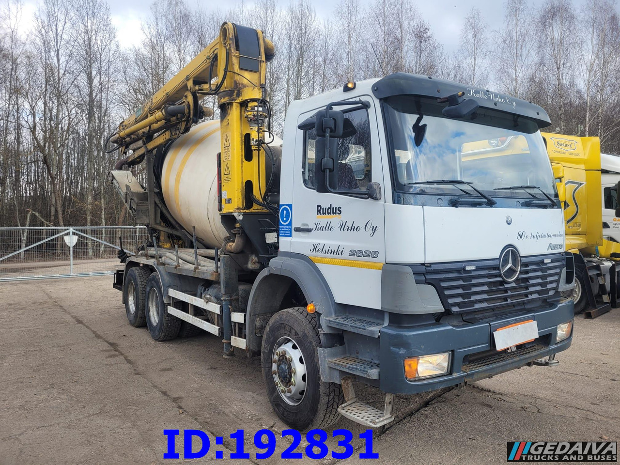 MERCEDES-BENZ Atego 2628 6x4 Schwing 17m 9m3 - Truk pompa beton: gambar 1 MERCEDES-BENZ Atego 2628 6x4 Schwing 17m 9m3 - Truk pompa beton: gambar 1