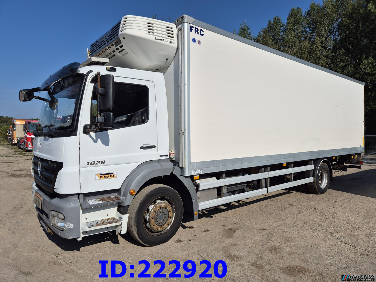 MERCEDES-BENZ Axor 1829 Manual + Tail lift - Truk berpendingin: gambar 1 MERCEDES-BENZ Axor 1829 Manual + Tail lift - Truk berpendingin: gambar 1