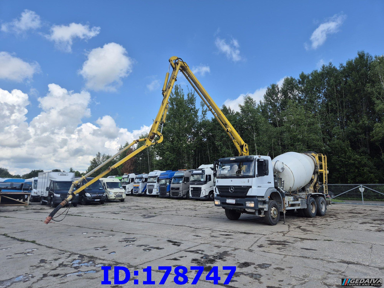 MERCEDES-BENZ Axor 2633 6x4 Schwing 750 - Truk pompa beton: gambar 1 MERCEDES-BENZ Axor 2633 6x4 Schwing 750 - Truk pompa beton: gambar 1