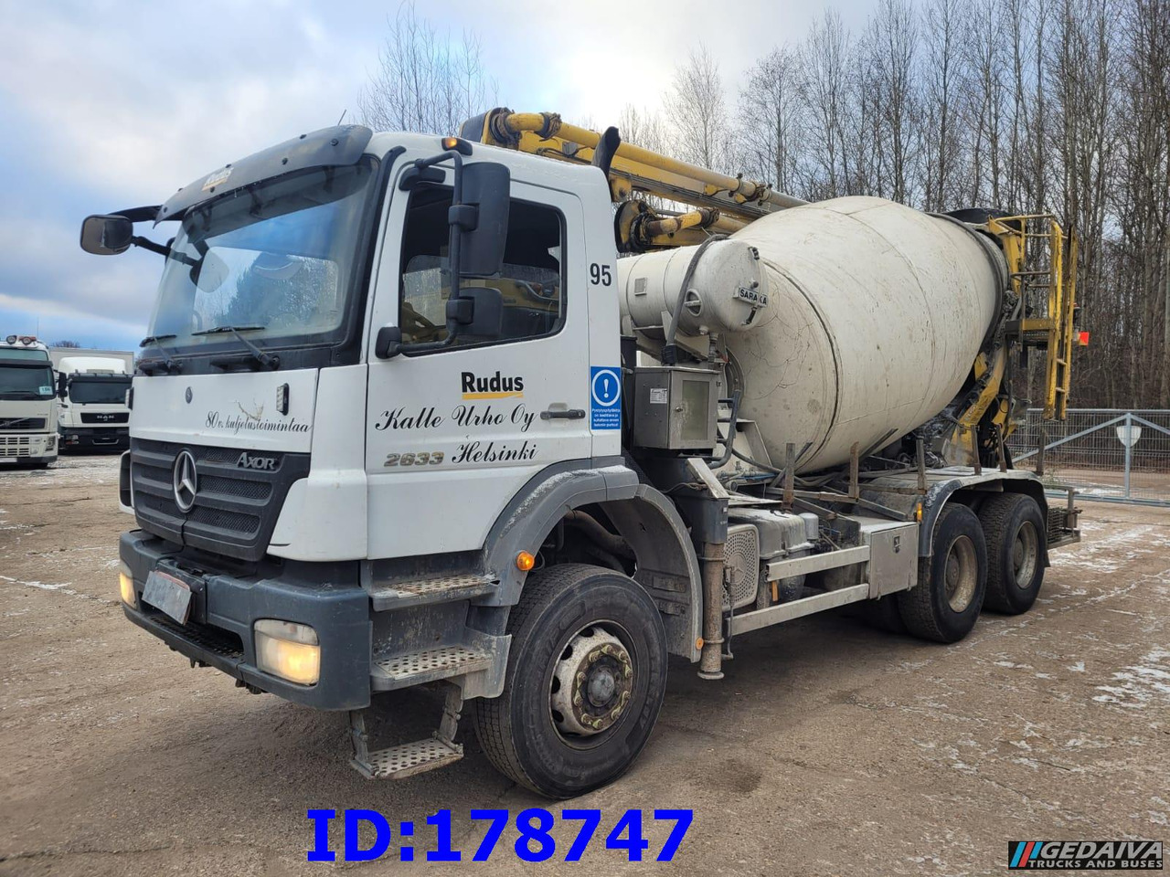 MERCEDES-BENZ Axor 2633 6x4 Schwing 750 - Truk pompa beton: gambar 4 MERCEDES-BENZ Axor 2633 6x4 Schwing 750 - Truk pompa beton: gambar 4