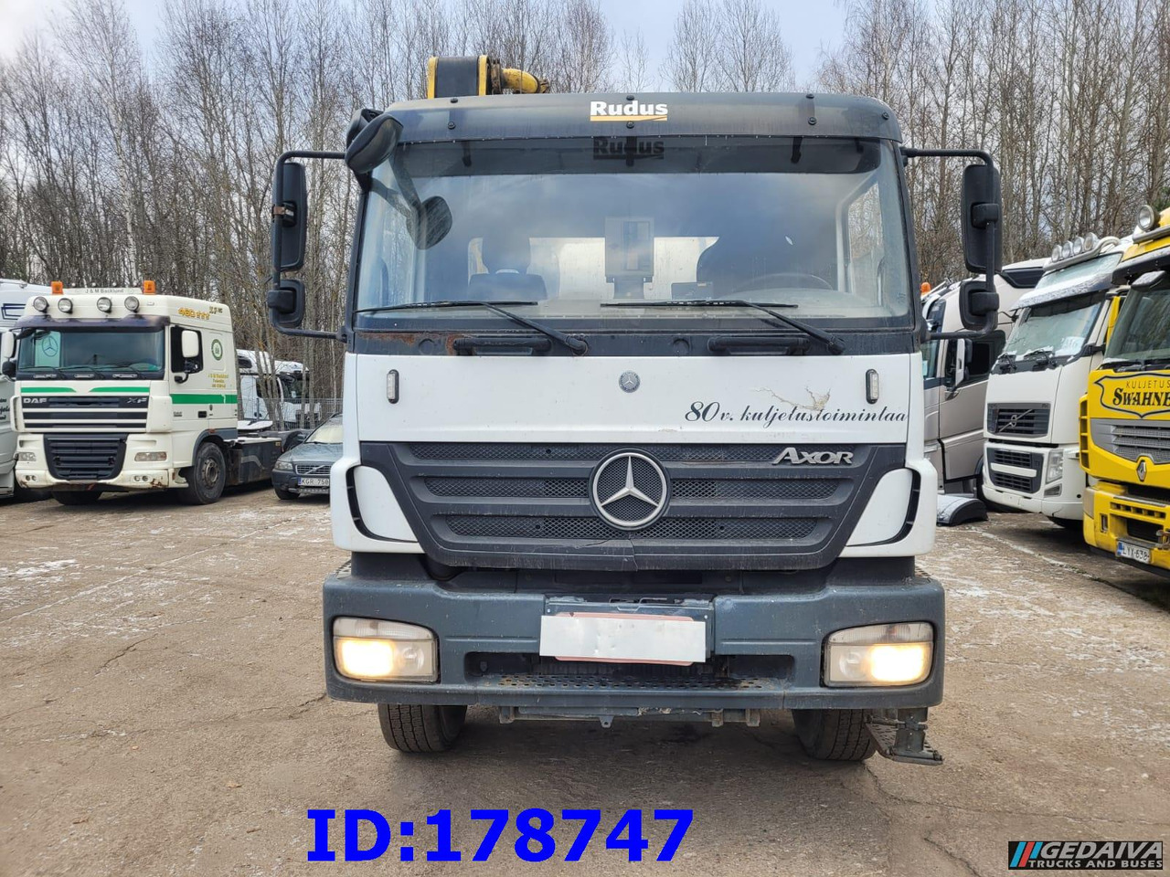 MERCEDES-BENZ Axor 2633 6x4 Schwing 750 - Truk pompa beton: gambar 2 MERCEDES-BENZ Axor 2633 6x4 Schwing 750 - Truk pompa beton: gambar 2