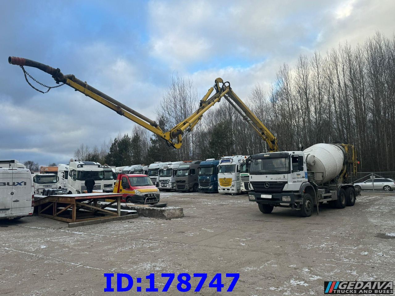 MERCEDES-BENZ Axor 2633 6x4 Schwing 750 - Truk pompa beton: gambar 1 MERCEDES-BENZ Axor 2633 6x4 Schwing 750 - Truk pompa beton: gambar 1