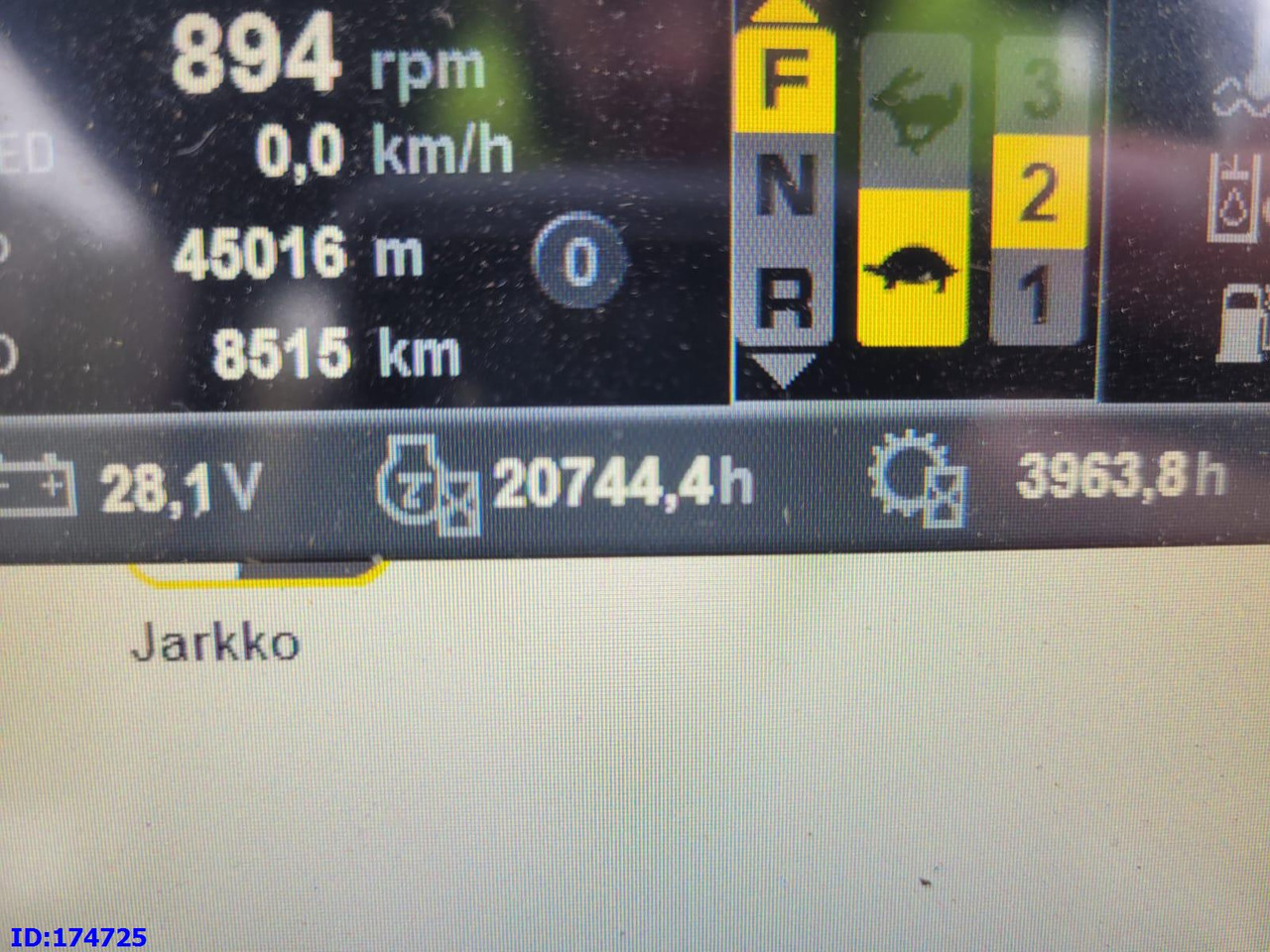 Peralatan pemanen PONSSE FOX 8W: gambar 19 Peralatan pemanen PONSSE FOX 8W: gambar 19