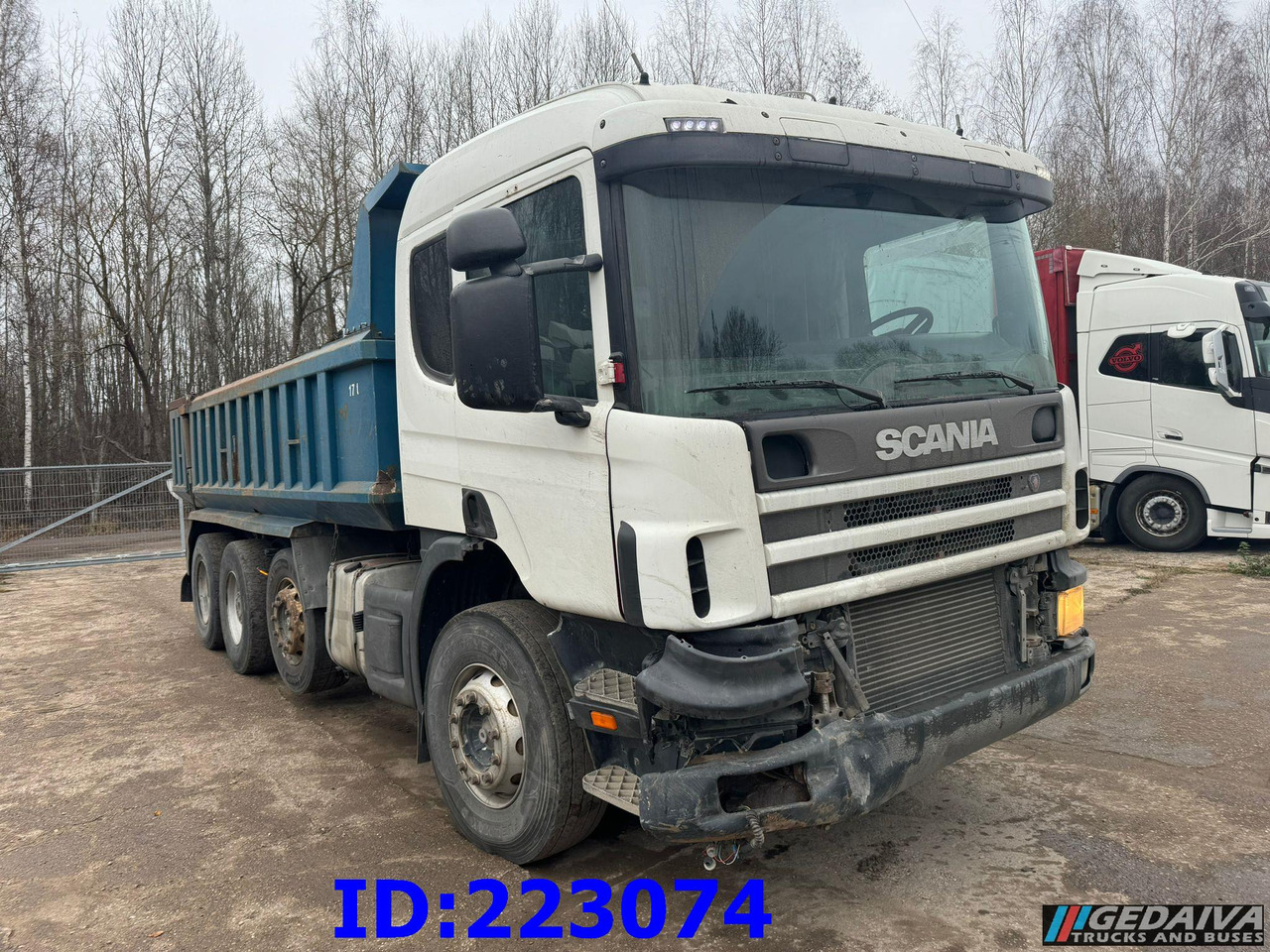 SCANIA 124 8x2 - Manual - Full steel - Truk jungkit: gambar 4 SCANIA 124 8x2 - Manual - Full steel - Truk jungkit: gambar 4