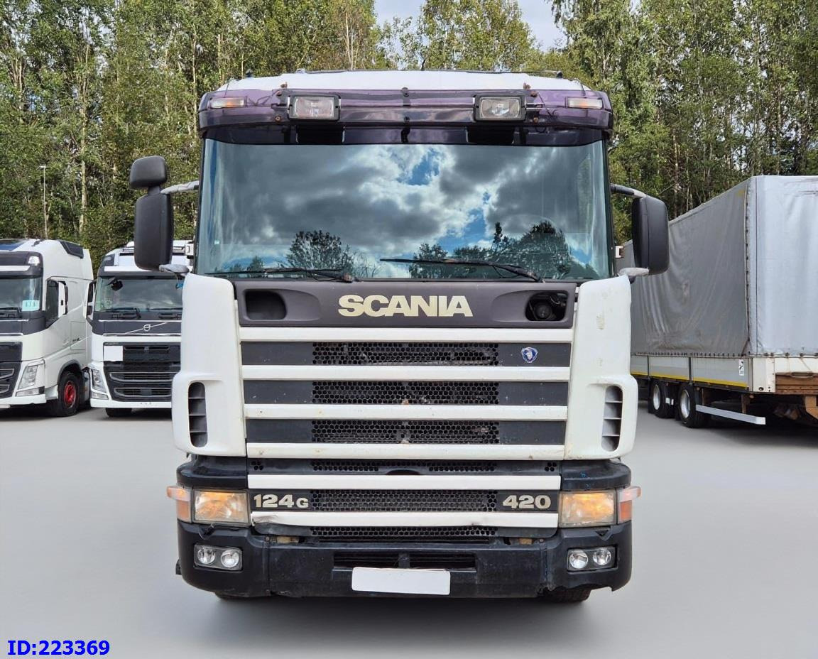 SCANIA R124 420 + Crane HIAB 140AW - Truk jungkit: gambar 2 SCANIA R124 420 + Crane HIAB 140AW - Truk jungkit: gambar 2