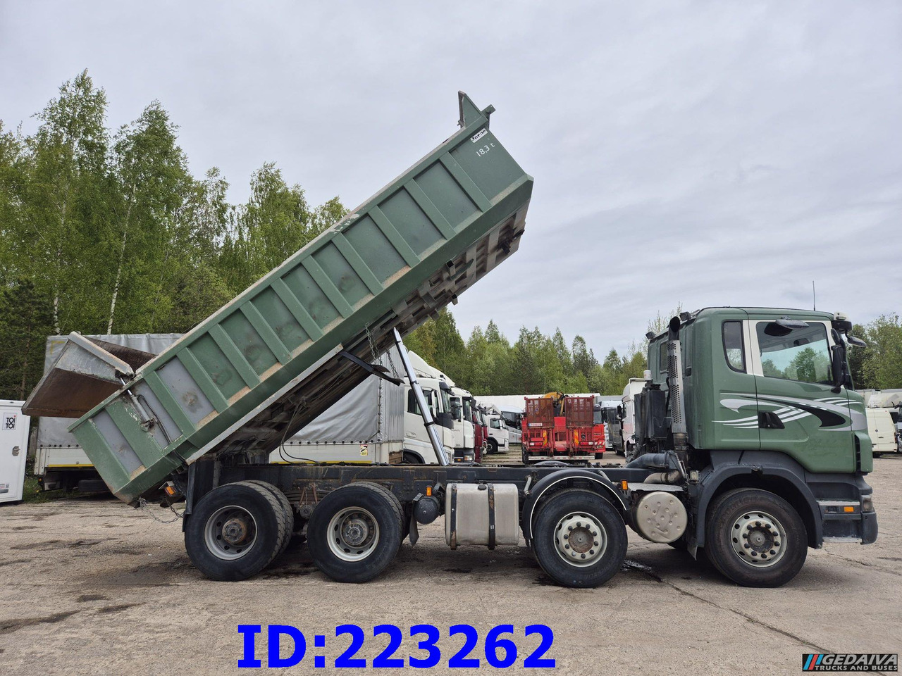 SCANIA R420 8X4 Steering axle - Big axle - Full steel - Truk jungkit: gambar 5 SCANIA R420 8X4 Steering axle - Big axle - Full steel - Truk jungkit: gambar 5