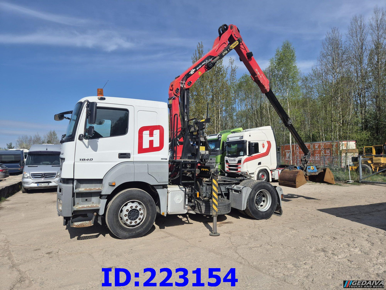 MERCEDES-BENZ Axor 1840 + Crane Epsilon Palfinger PZR601GA - Tractor head: gambar 1 MERCEDES-BENZ Axor 1840 + Crane Epsilon Palfinger PZR601GA - Tractor head: gambar 1