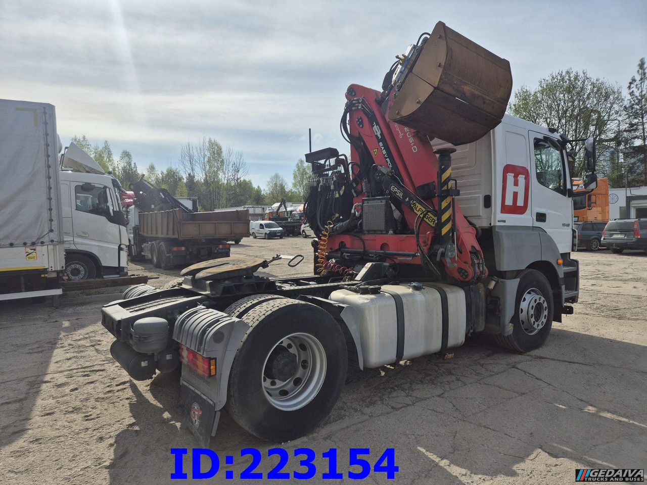 MERCEDES-BENZ Axor 1840 + Crane Epsilon Palfinger PZR601GA - Tractor head: gambar 5 MERCEDES-BENZ Axor 1840 + Crane Epsilon Palfinger PZR601GA - Tractor head: gambar 5