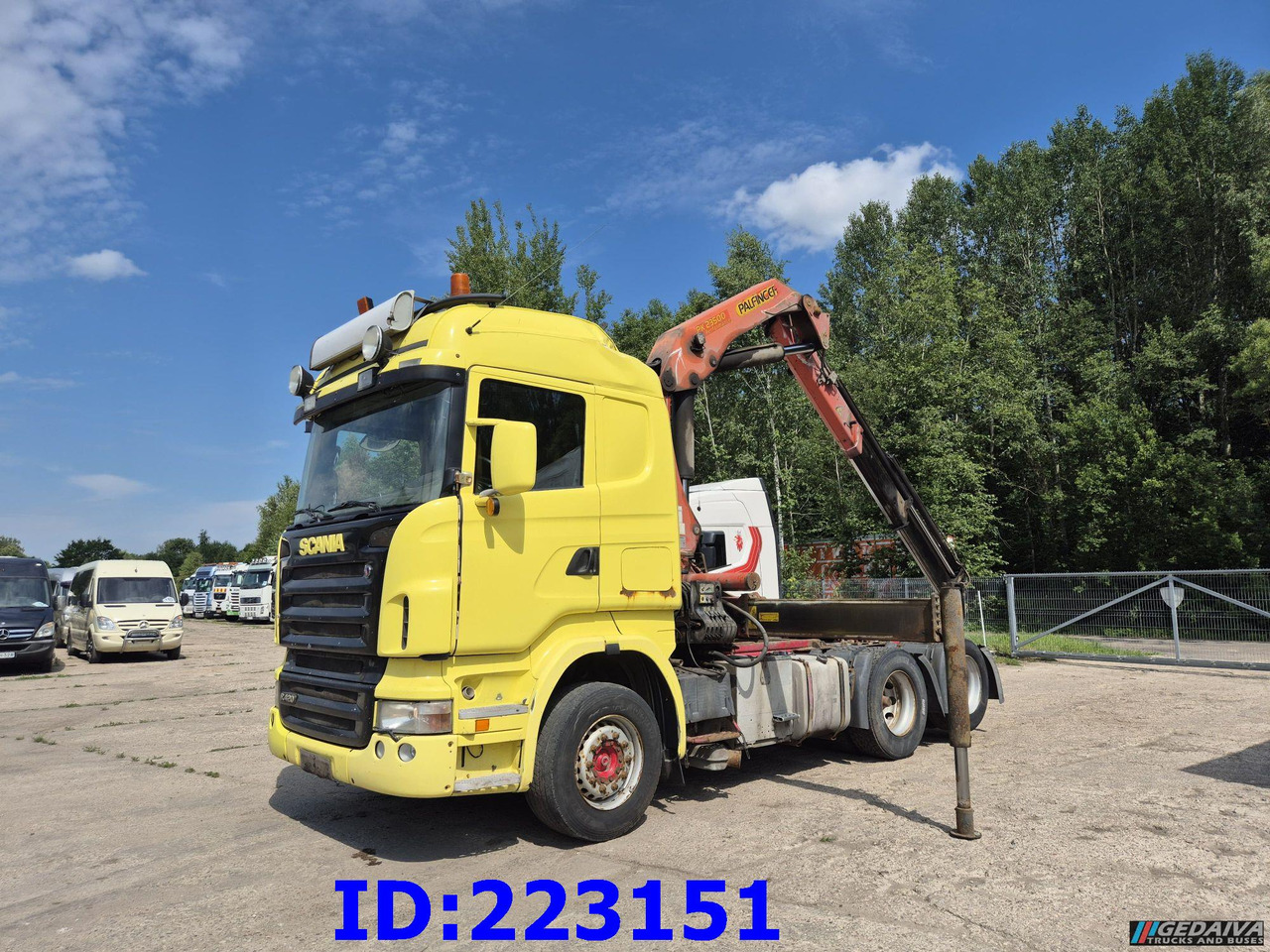 SCANIA R420 6x2 + Crane Palfinger PK23500 + Remote control - Tractor head: gambar 1 SCANIA R420 6x2 + Crane Palfinger PK23500 + Remote control - Tractor head: gambar 1