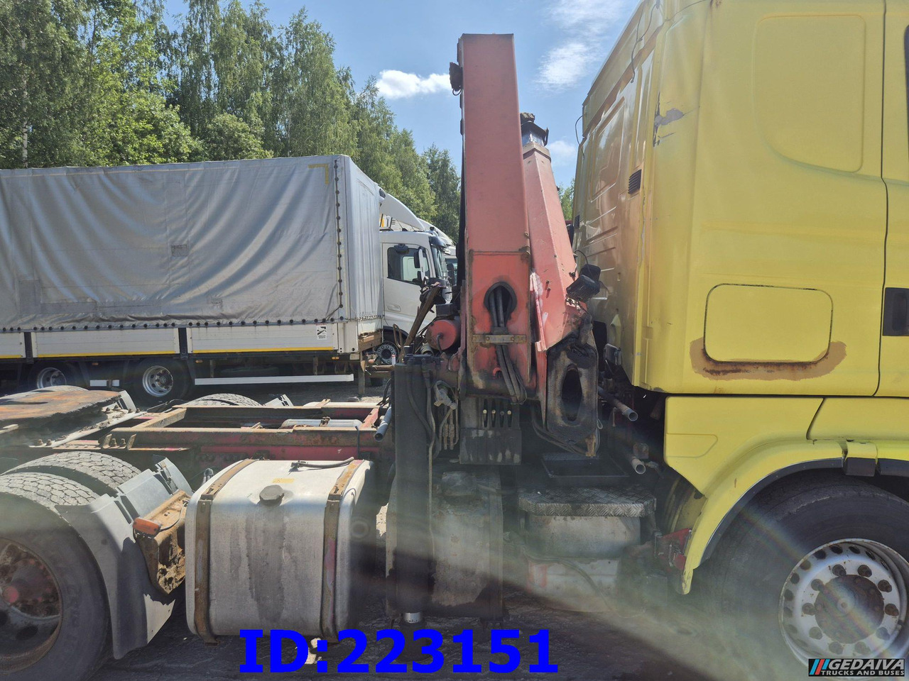 SCANIA R420 6x2 + Crane Palfinger PK23500 + Remote control - Tractor head: gambar 4 SCANIA R420 6x2 + Crane Palfinger PK23500 + Remote control - Tractor head: gambar 4