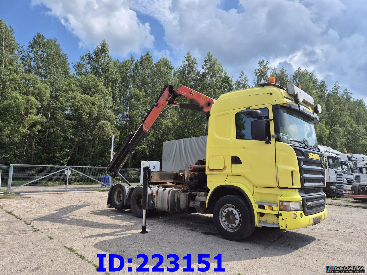 SCANIA R420 6x2 + Crane Palfinger PK23500 + Remote control - Tractor head: gambar 4 SCANIA R420 6x2 + Crane Palfinger PK23500 + Remote control - Tractor head: gambar 4