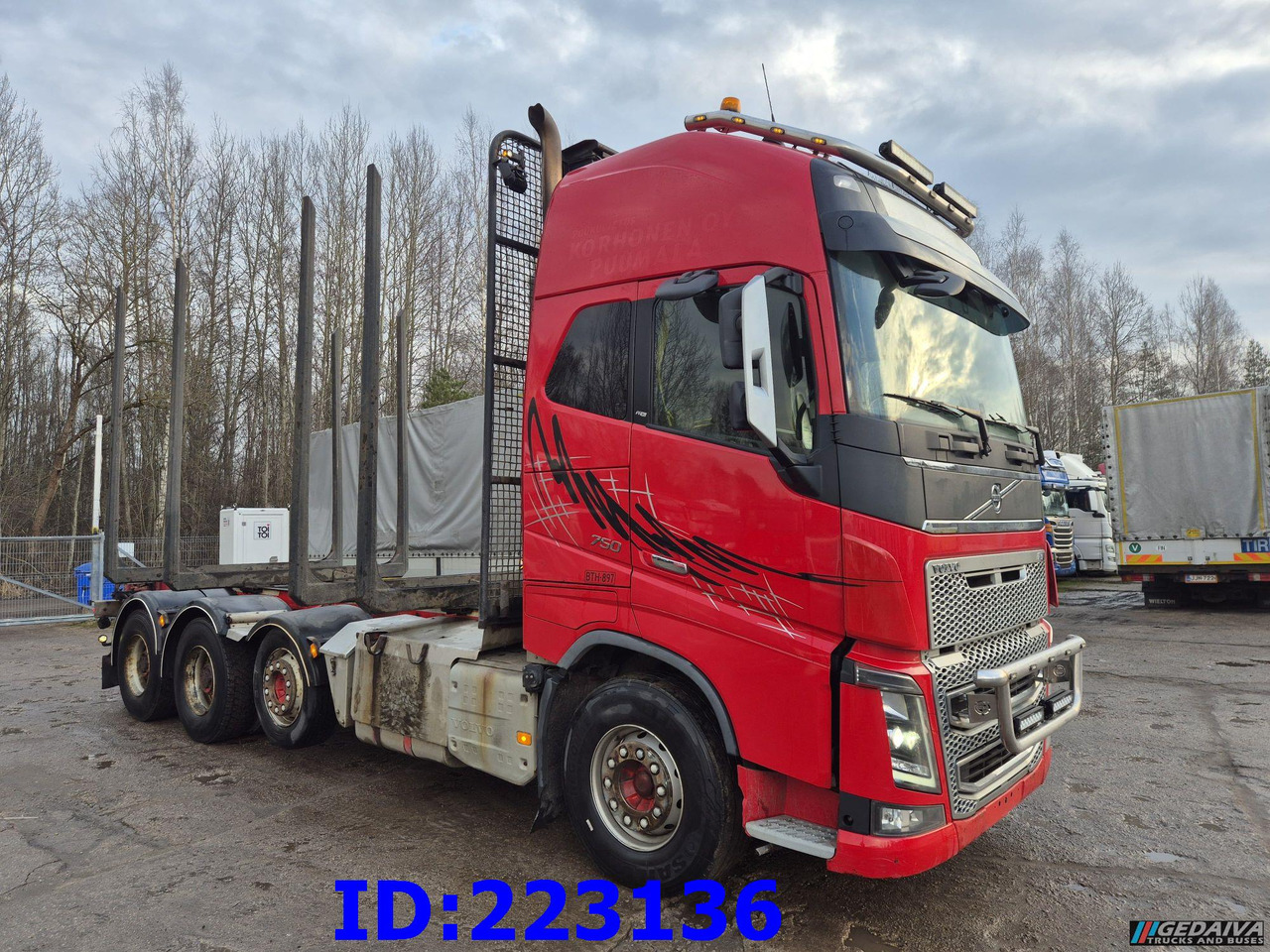 VOLVO FH16 750HP - 8x4 -Big Axles - Truk logging: gambar 4 VOLVO FH16 750HP - 8x4 -Big Axles - Truk logging: gambar 4