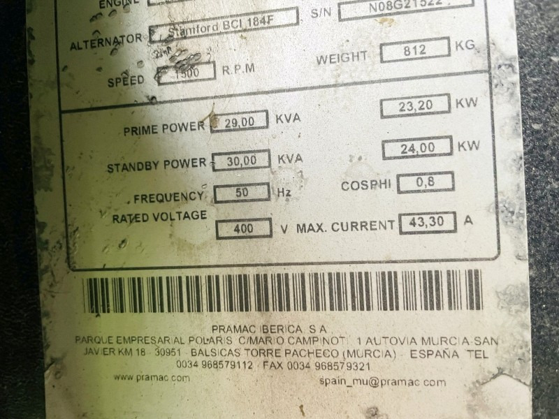 Pramac GSL30 (3871) - Genset: gambar 4 Pramac GSL30 (3871) - Genset: gambar 4