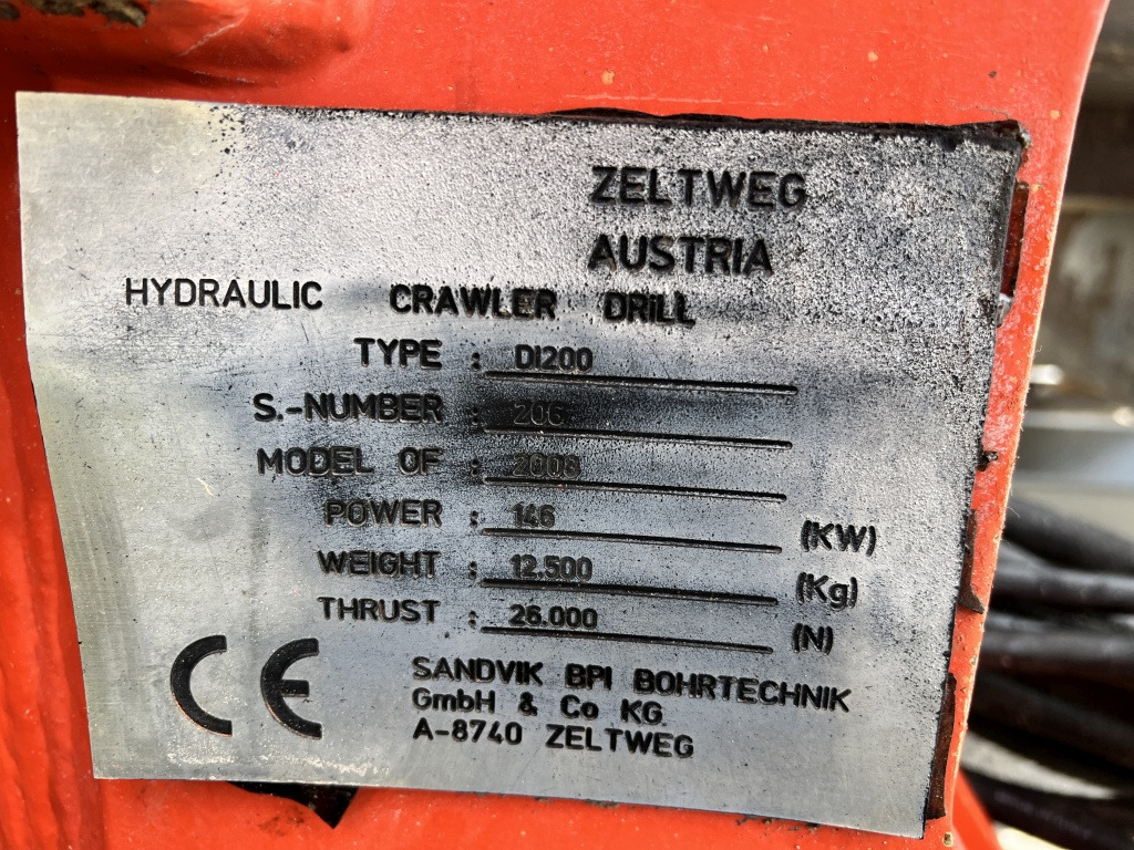 Anjungan pengeboran Sandvik DI 200 (111633): gambar 11 Anjungan pengeboran Sandvik DI 200 (111633): gambar 11