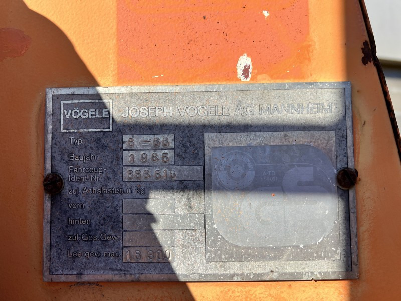 Paver aspal Vögele Super1700 (110877): gambar 8