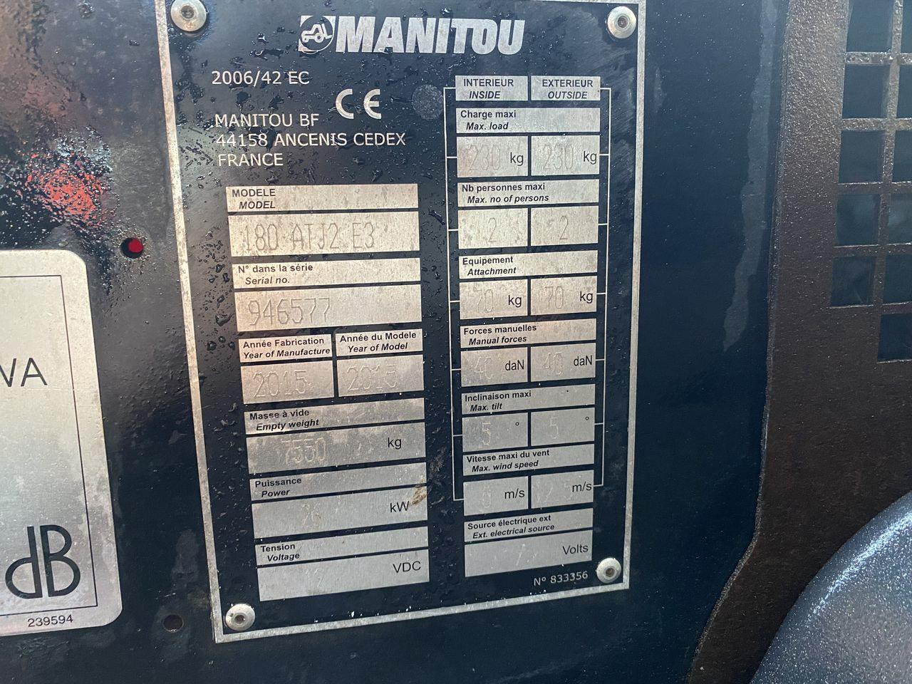 Boom artikulasi Manitou 180ATJ 2 RC: gambar 10