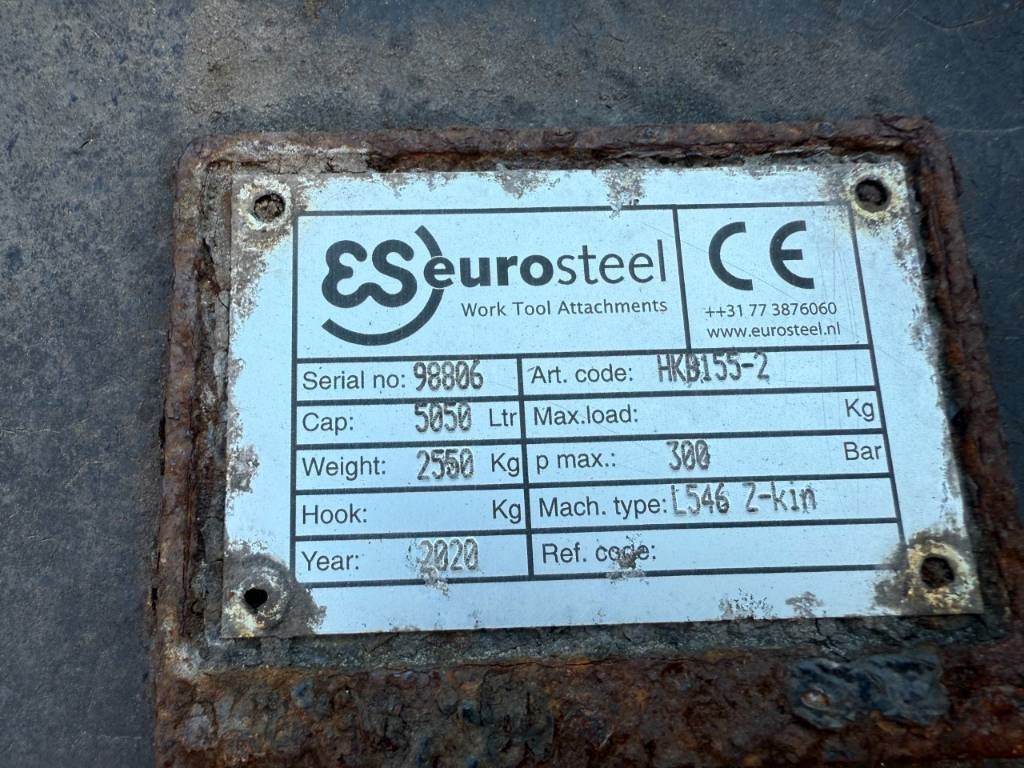 Ember untuk Peralatan konstruksi Eurosteel Hoogkiepbak: gambar 12 Ember untuk Peralatan konstruksi Eurosteel Hoogkiepbak: gambar 12