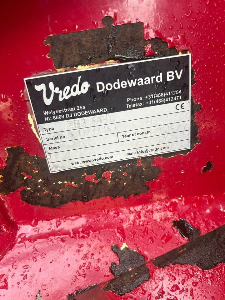 Vredo ZB3-8750 bemester - Penyebar kotoran: gambar 5 Vredo ZB3-8750 bemester - Penyebar kotoran: gambar 5