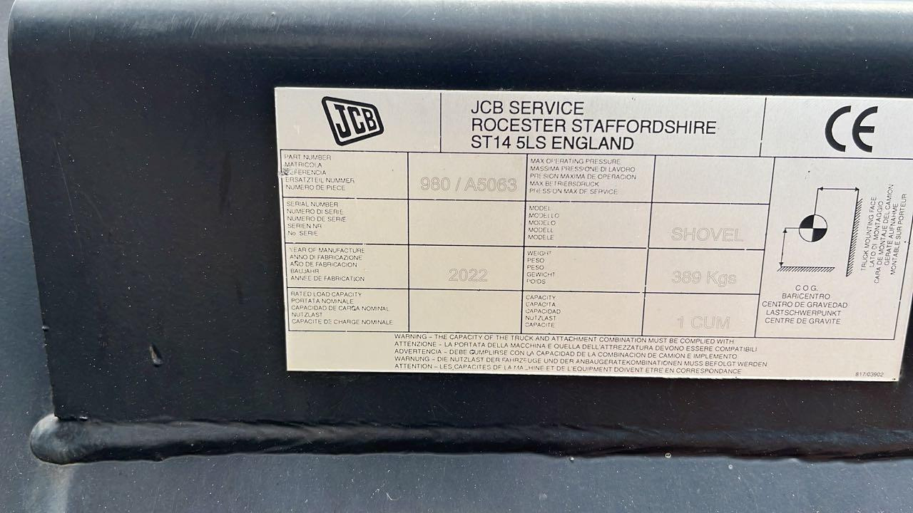 JCB Schaufel - Ember loader: gambar 1 JCB Schaufel - Ember loader: gambar 1