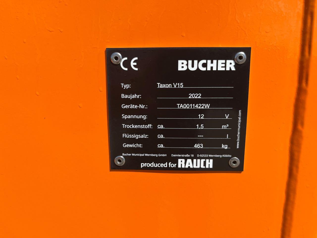 Rauch Taxon 25.1 plus - Penyebar pupuk: gambar 5 Rauch Taxon 25.1 plus - Penyebar pupuk: gambar 5