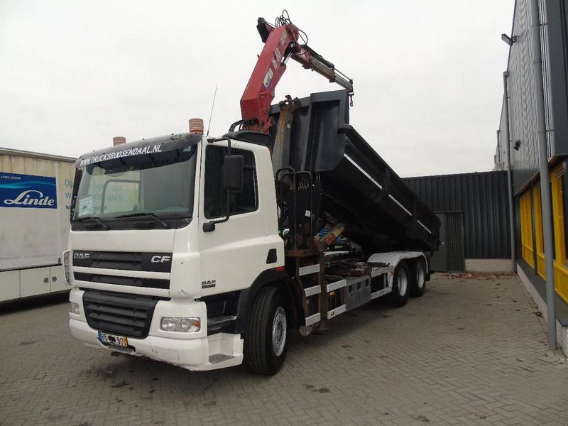 DAF CF 85.380 + MANUAL + HMF 1680 + HYVA + 6X2 - Truk jungkit, Truk derek: gambar 2 DAF CF 85.380 + MANUAL + HMF 1680 + HYVA + 6X2 - Truk jungkit, Truk derek: gambar 2