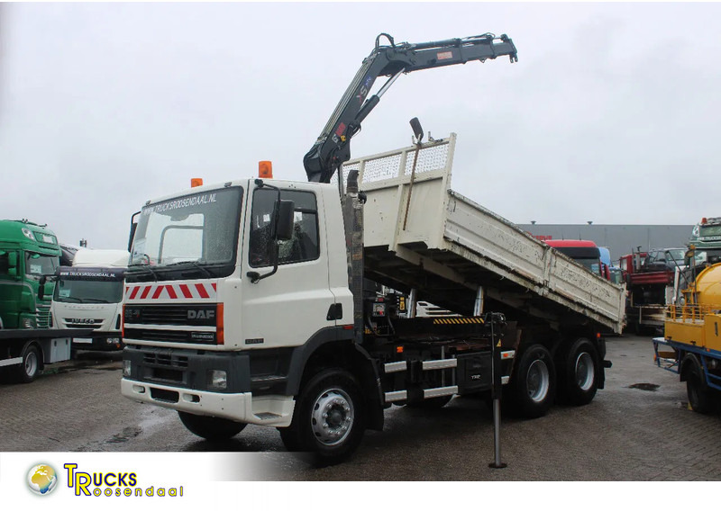 DAF Kipper 6x4 + SPRING + EURO 1 + no CRANE + Manuel + BE apk 09-2024 - Truk jungkit: gambar 1 DAF Kipper 6x4 + SPRING + EURO 1 + no CRANE + Manuel + BE apk 09-2024 - Truk jungkit: gambar 1