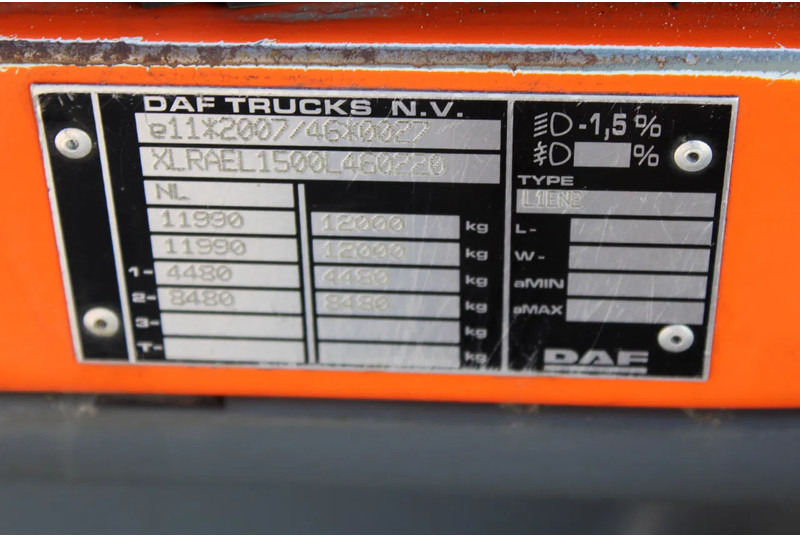 Truk box DAF LF 210 + euro 6 + lift + 12t: gambar 12