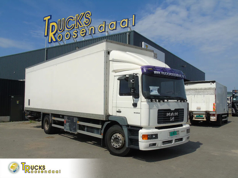 MAN L 220 + MANUAL + EURO 2 + DHOLLANDIA + 19T - Truk box: gambar 1 MAN L 220 + MANUAL + EURO 2 + DHOLLANDIA + 19T - Truk box: gambar 1
