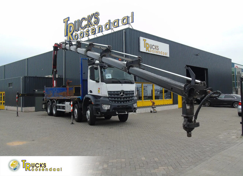 Mercedes-Benz Arocs 3242 + PALFINGER 33002EH 7x EXTENTION + 8X4 + EURO 6 + REMOTE - Truk derek: gambar 1 Mercedes-Benz Arocs 3242 + PALFINGER 33002EH 7x EXTENTION + 8X4 + EURO 6 + REMOTE - Truk derek: gambar 1