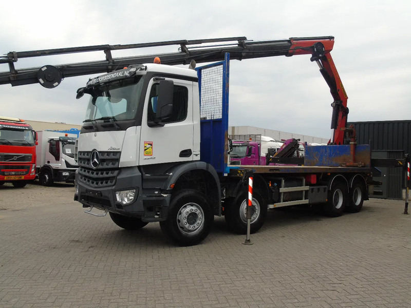Mercedes-Benz Arocs 3242 + PALFINGER 33002EH 7x EXTENTION + 8X4 + EURO 6 + REMOTE - Truk derek: gambar 2 Mercedes-Benz Arocs 3242 + PALFINGER 33002EH 7x EXTENTION + 8X4 + EURO 6 + REMOTE - Truk derek: gambar 2