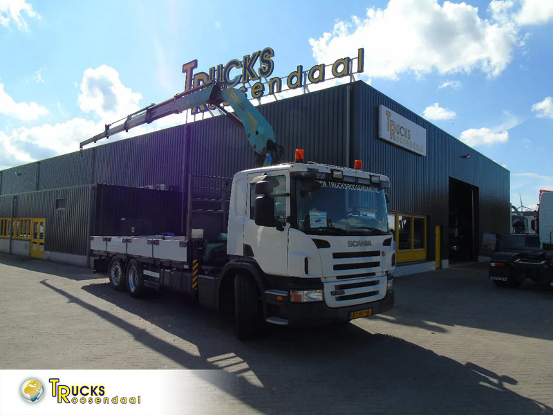 Scania P 380 + PALFINGER PK18.500 5x EXTENTION + 6X2 + STEERING AXLE + REMOTE - Truk derek: gambar 1 Scania P 380 + PALFINGER PK18.500 5x EXTENTION + 6X2 + STEERING AXLE + REMOTE - Truk derek: gambar 1