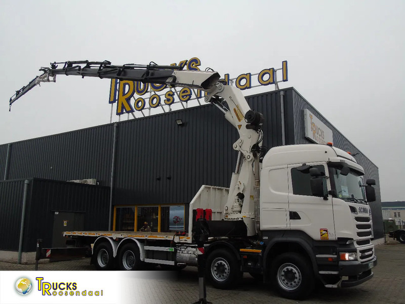 Scania R 520 V8 + PALFINGER 72002 6X + JIB 4X + WINCH + 8X4 + EURO 6 + REMOTE - Truk derek: gambar 1 Scania R 520 V8 + PALFINGER 72002 6X + JIB 4X + WINCH + 8X4 + EURO 6 + REMOTE - Truk derek: gambar 1