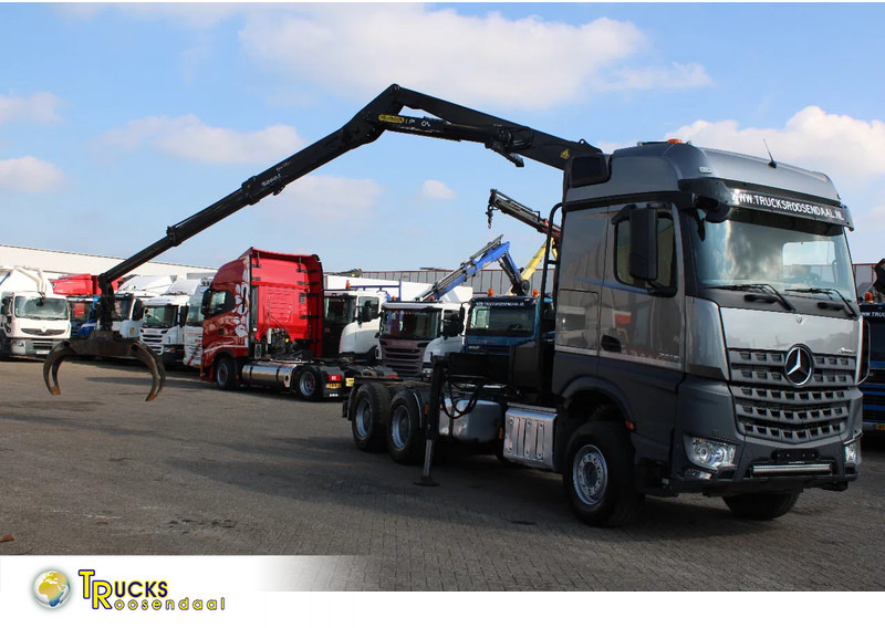 Mercedes-Benz Arocs 2858 + PALFINGER Z15 (2022) + 6X4 + FOREST/WOOD/METAL EDITION - Tractor head: gambar 1 Mercedes-Benz Arocs 2858 + PALFINGER Z15 (2022) + 6X4 + FOREST/WOOD/METAL EDITION - Tractor head: gambar 1