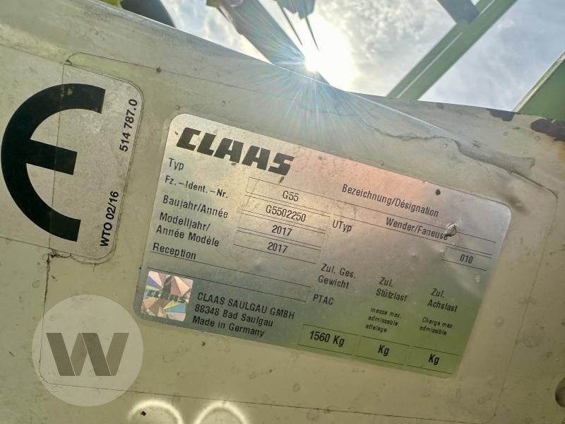 Tedder/ Menyapu CLAAS Volto 1100: gambar 8