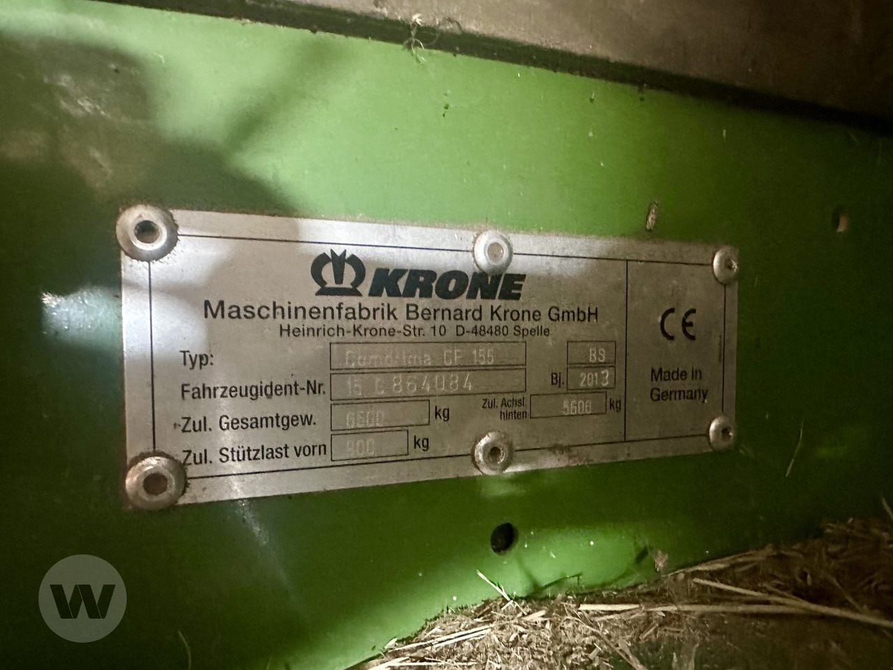 Krone Comprima CF 155 XC - Baler bulat: gambar 2 Krone Comprima CF 155 XC - Baler bulat: gambar 2