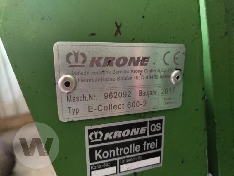 Krone Easy Collect 600 - Sundulan jagung: gambar 2 Krone Easy Collect 600 - Sundulan jagung: gambar 2
