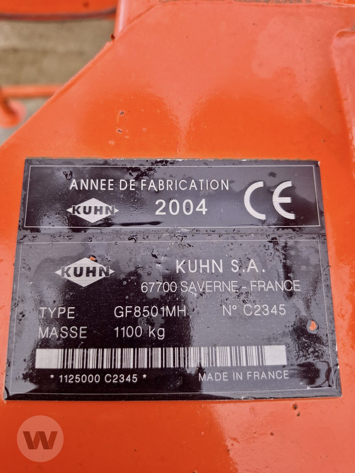 Kuhn GF 8501 - Tedder/ Menyapu: gambar 2 Kuhn GF 8501 - Tedder/ Menyapu: gambar 2