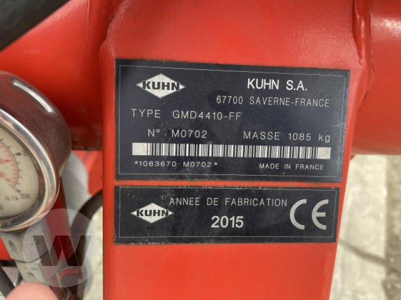 Kuhn GMD 4410 - Mesin pemotong padang rumput: gambar 4 Kuhn GMD 4410 - Mesin pemotong padang rumput: gambar 4