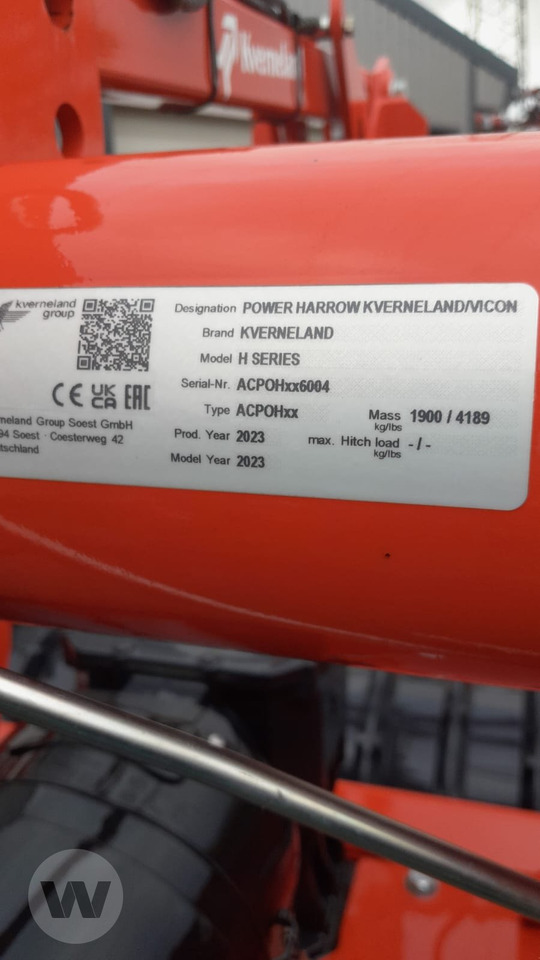 Kverneland H-Serie - Garu putar: gambar 2 Kverneland H-Serie - Garu putar: gambar 2
