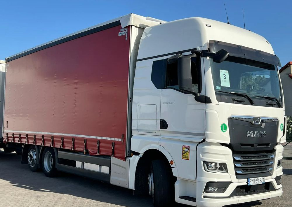 MAN TGX 26.470 z przyczepą Redos - Truk dengan terpal samping, Trailer dengan terpal samping: gambar 3 MAN TGX 26.470 z przyczepą Redos - Truk dengan terpal samping, Trailer dengan terpal samping: gambar 3