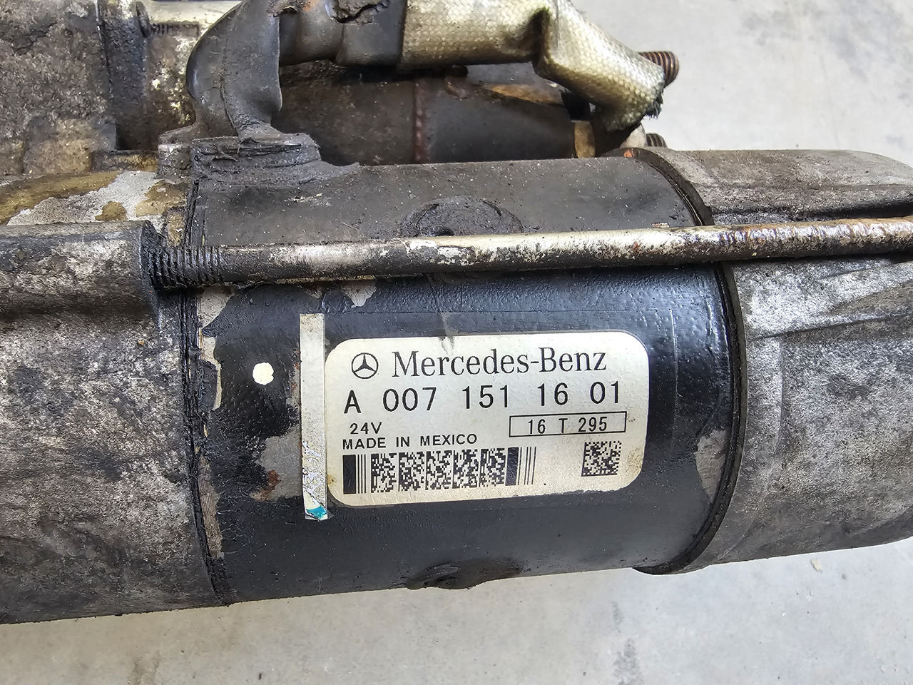 MERCEDES-BENZ ATEGO MP4 EURO 6 / ENGINE STARTER / OM936 / A0071511601 - Pemula: gambar 3 MERCEDES-BENZ ATEGO MP4 EURO 6 / ENGINE STARTER / OM936 / A0071511601 - Pemula: gambar 3