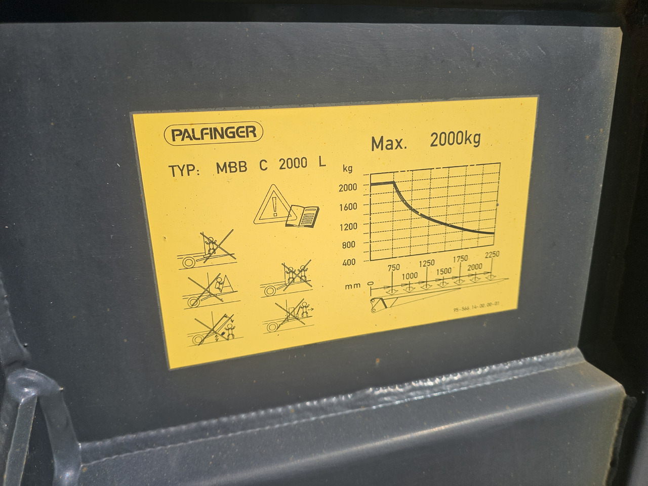 PALFINGER MBB C 2000 L / 2020 / 2000KG - Pengangkatan ekor: gambar 3 PALFINGER MBB C 2000 L / 2020 / 2000KG - Pengangkatan ekor: gambar 3