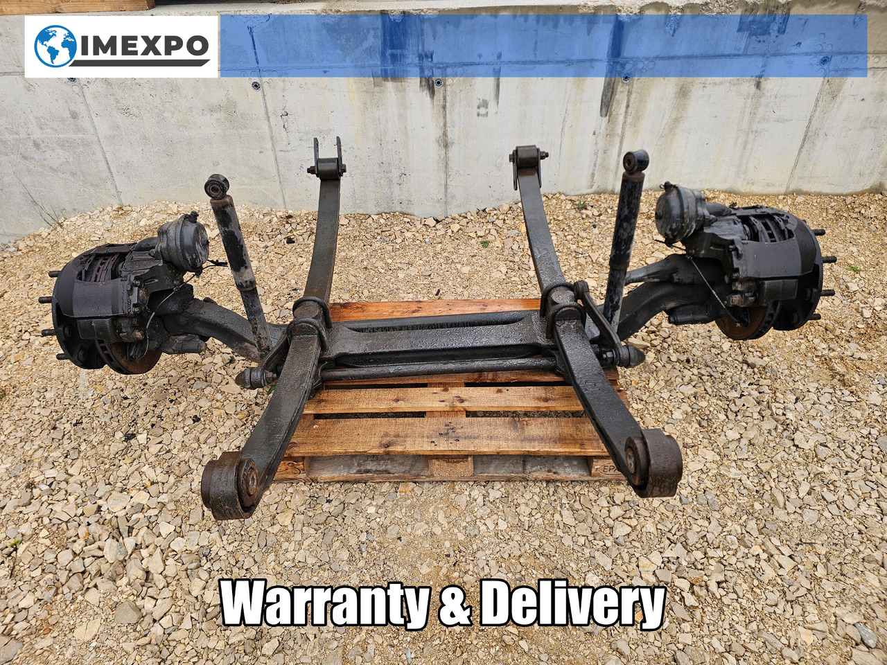 RENAULT MAGNUM DXI / COMPLETE FRONT AXLE / HUB SPRING - As roda depan: gambar 1 RENAULT MAGNUM DXI / COMPLETE FRONT AXLE / HUB SPRING - As roda depan: gambar 1