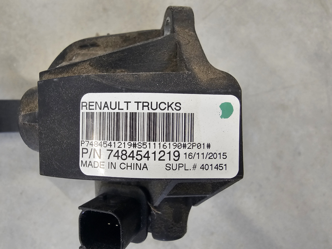 RENAULT RANGE T / ACCELERATE PEDAL / 7484541219 - Pedal: gambar 4 RENAULT RANGE T / ACCELERATE PEDAL / 7484541219 - Pedal: gambar 4