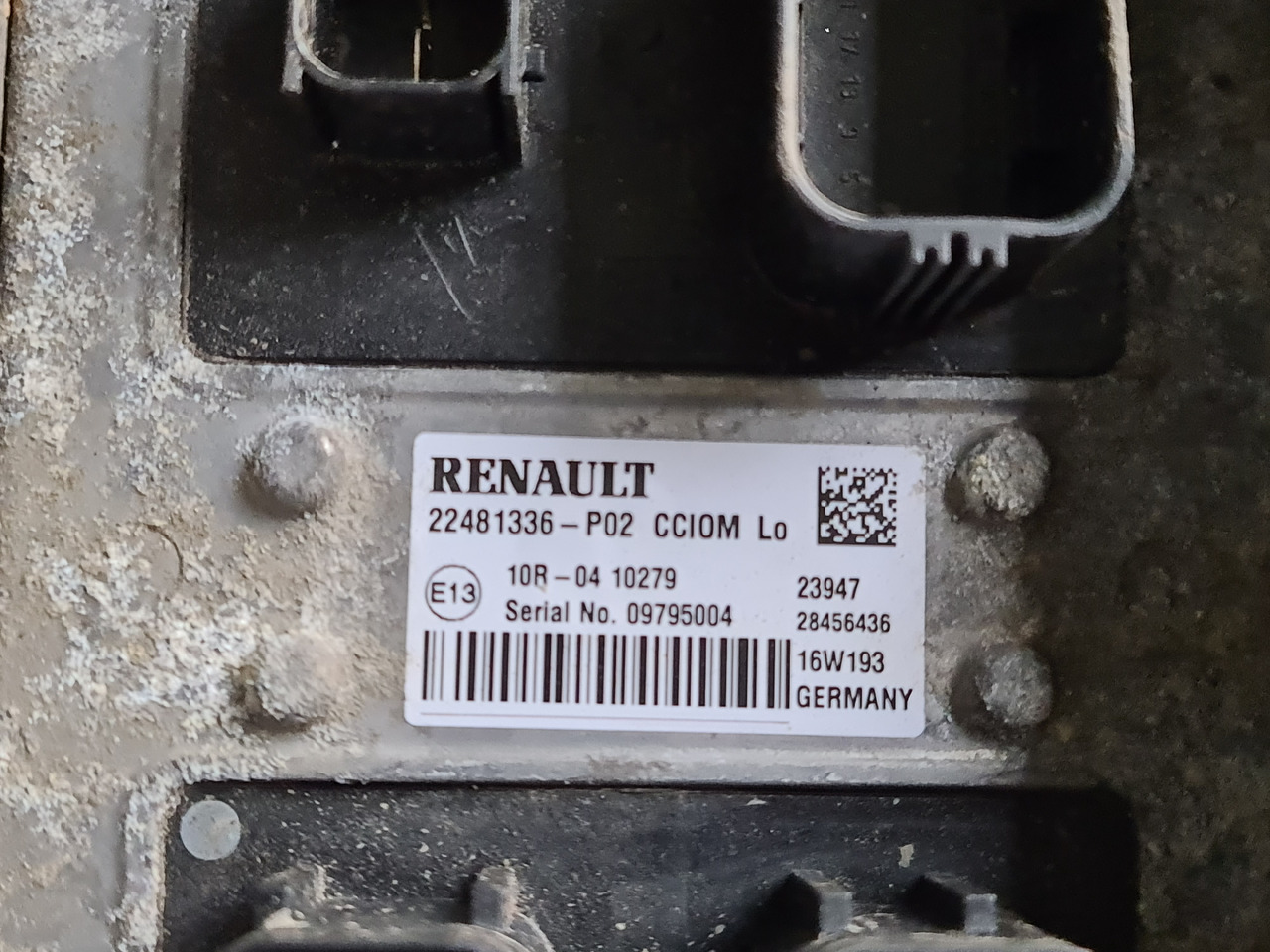 RENAULT RANGE T / CCIOM Lo CONTROL UNIT / 22481336-P02 - ECU: gambar 2 RENAULT RANGE T / CCIOM Lo CONTROL UNIT / 22481336-P02 - ECU: gambar 2