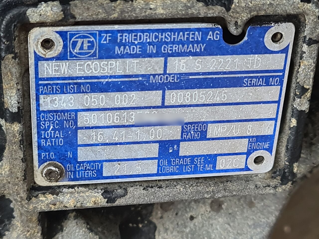 Renault MAGNUM PREMIUM DXI Renault 16S2221TD 16 S 2221 TD 1343050002 5010613562 16.41-1.00 INTARDER ECOSPLIT IT 6085005044 1616902 - Gearbox untuk Truk: gambar 4 Renault MAGNUM PREMIUM DXI Renault 16S2221TD 16 S 2221 TD 1343050002 5010613562 16.41-1.00 INTARDER ECOSPLIT IT 6085005044 1616902 - Gearbox untuk Truk: gambar 4